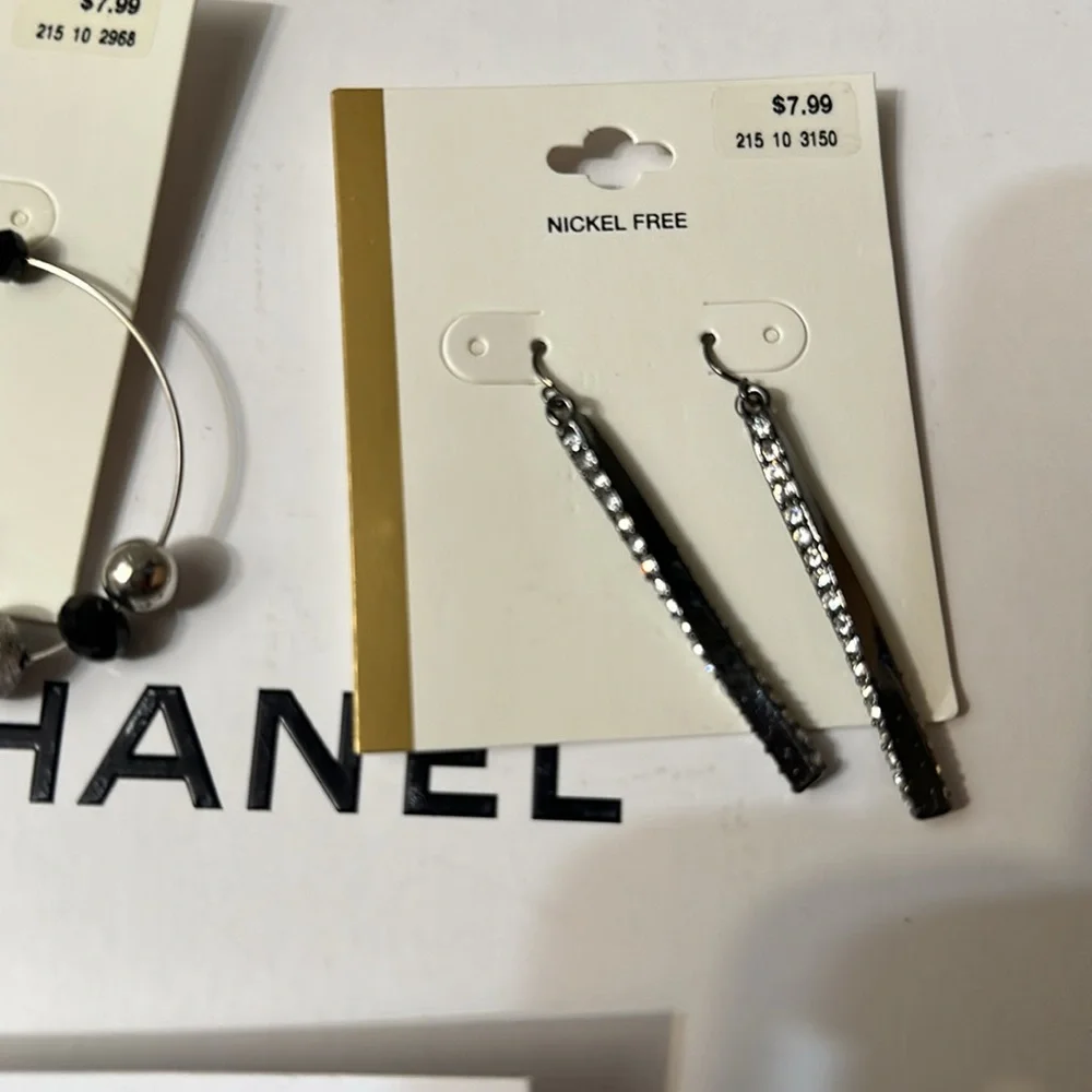 Target Silver and Black Earring jewelry Set bundle💕 nwt 4x15$